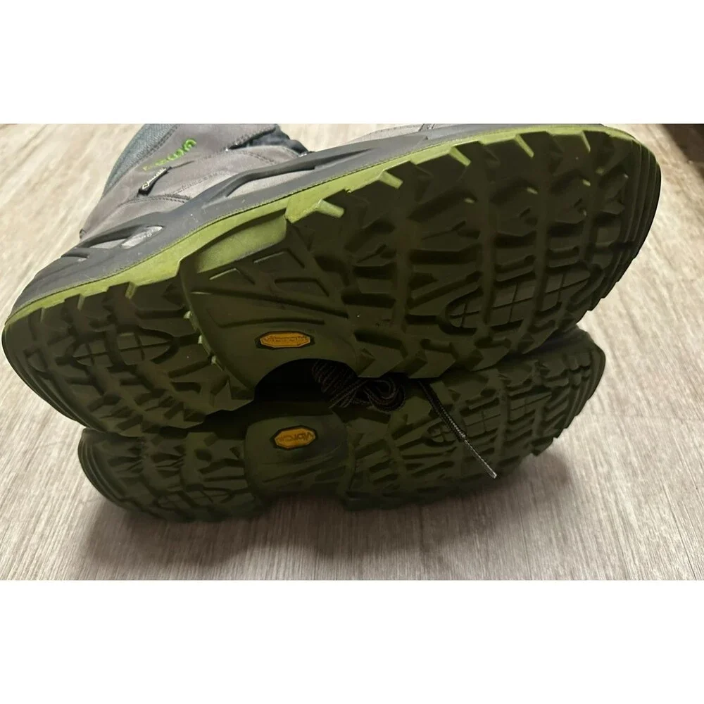 Lowa Renegade Gore-Tex GTX Mid Waterproof Olive Hiking Boots Mens 14 Vibram Sole
